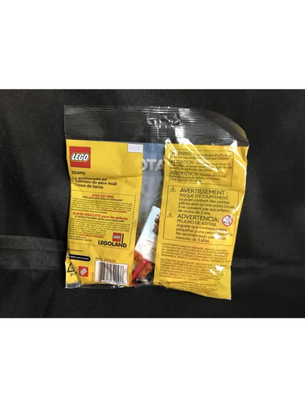 LEGO Creator 30670 Santas Sleigh Ride Polybag Building Toy Christmas Holiday NEW - Picture 2 of 2